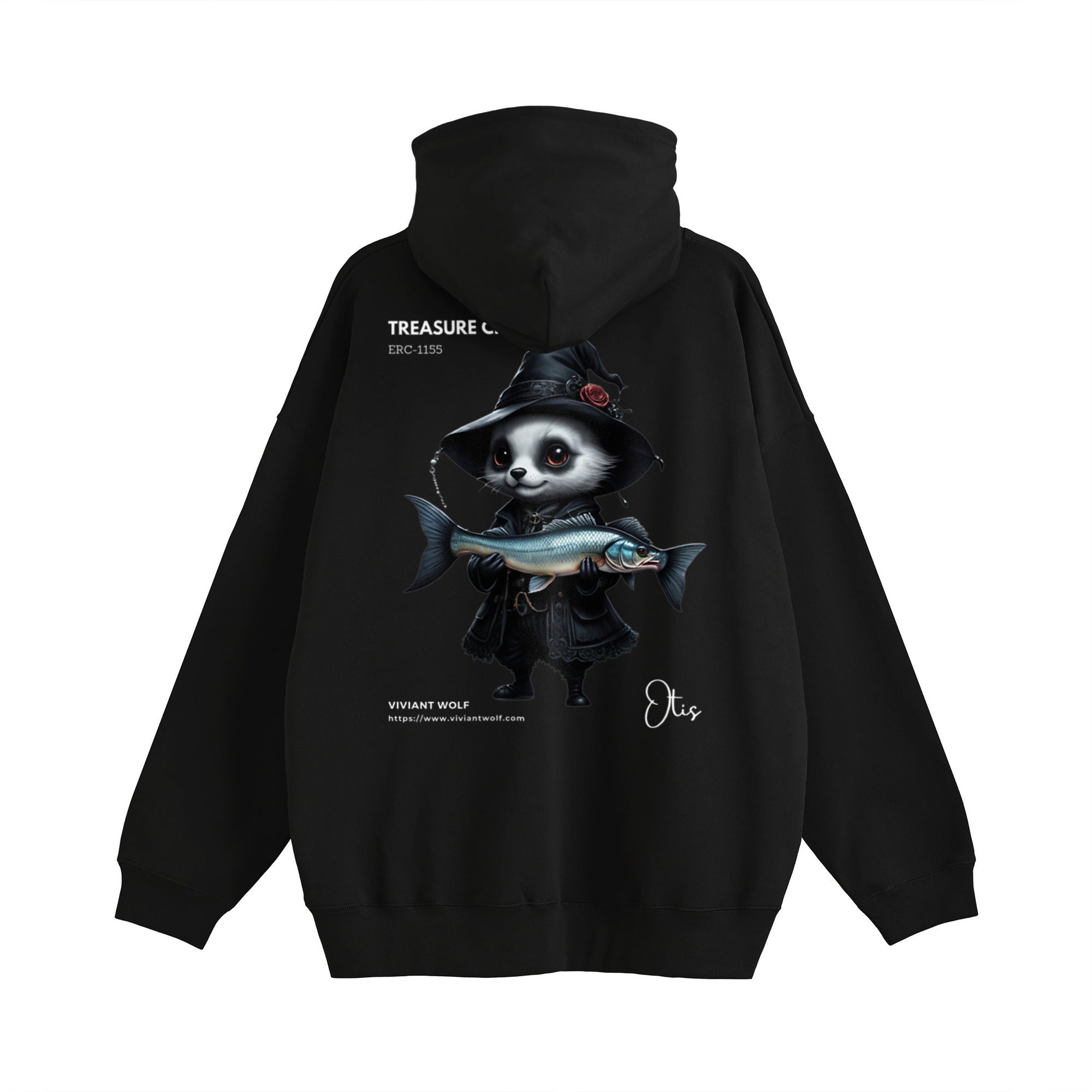 TREASURE CREST “OTIS” Full-Zip Big Silhouette Hoodie